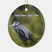 Yellow-Crowned Night Heron Ornament (Links)