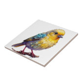 Yellow Crystal Canary Keramik Tile Fliese (Seite)