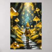 Yellow Crystal Elf Poster (Vorne)