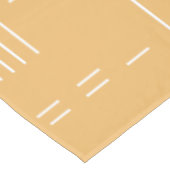 Yellow Custom Modern Boho Geometric Pattern Tischdecke (Schrägansicht)