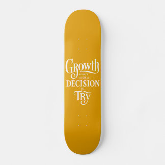 Yellow Custom Skateboard - Wachstum beginnt