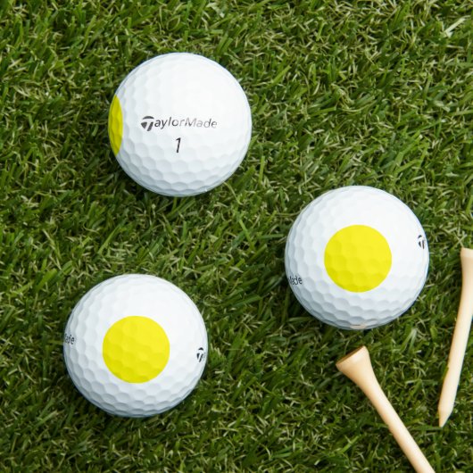 Yellow Custom Taylor Made TP5 Golf Balls Golfball (Insitu Gras)
