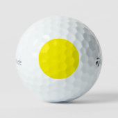 Yellow Custom Taylor Made TP5 Golf Balls Golfball (Vorderseite)