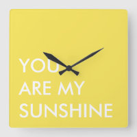Yellow Custom Text Art Sie sind mein Sonnenschein