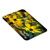 Yellow Cut Leaf Coneflower Denken Sie an Sie Magnet (Rechte Seite)