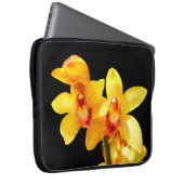 Yellow Cymbidium Orchid Laptop Case (Vorne Rechts)