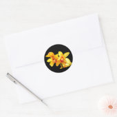 Yellow Cymbidium Orchid Stickers (Umschlag)
