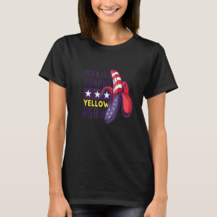 Yellow Dabbing Banana Summer Sea Holiday Bananen T-Shirt