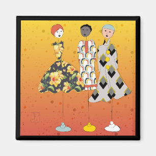 Yellow Daches Magnet