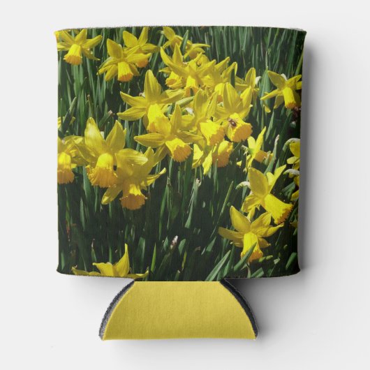 Yellow Daffodien I Cheery Spring Blumen Dosenkühler (Vorderseite)