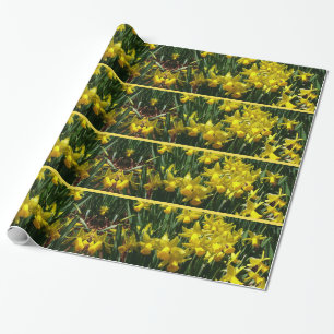 Yellow Daffodien I Cheery Spring Blumen Geschenkpapier
