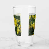 Yellow Daffodien I Cheery Spring Blumen Glas (Rechts)