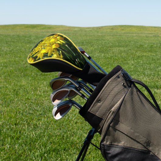Yellow Daffodien I Cheery Spring Blumen Golf Headcover (In SItu)