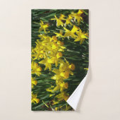 Yellow Daffodien I Cheery Spring Blumen Handtuch (Handtuch)