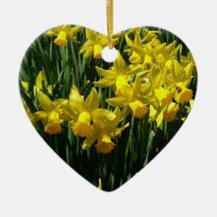 Yellow Daffodien I Cheery Spring Blumen Keramik Ornament