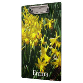 Yellow Daffodien I Cheery Spring Blumen Klemmbrett (Links)