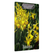 Yellow Daffodien I Cheery Spring Blumen Klemmbrett (Rechts)