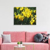 Yellow Daffodien I Cheery Spring Blumen Leinwanddruck (Insitu (Wohnzimmer))