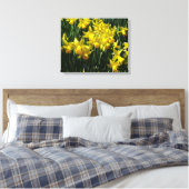 Yellow Daffodien I Cheery Spring Blumen Leinwanddruck (Insitu (Schlafzimmer))
