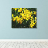 Yellow Daffodien I Cheery Spring Blumen Leinwanddruck (Insitu (Holzboden))