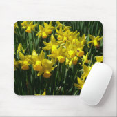 Yellow Daffodien I Cheery Spring Blumen Mousepad (Mit Mouse)