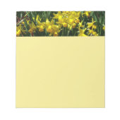 Yellow Daffodien I Cheery Spring Blumen Notizblock (Vorderseite)