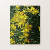 Yellow Daffodien I Cheery Spring Blumen Puzzle (Vertikal)