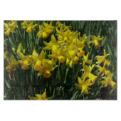 Yellow Daffodien I Cheery Spring Blumen Schneidebrett (Vorderseite)