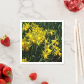 Yellow Daffodien I Cheery Spring Blumen Serviette (Beispiel)