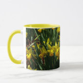 Yellow Daffodien I Cheery Spring Blumen Tasse (Links)