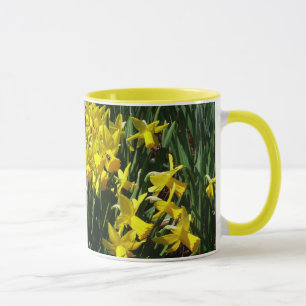Yellow Daffodien I Cheery Spring Blumen Tasse