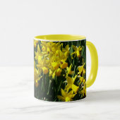 Yellow Daffodien I Cheery Spring Blumen Tasse (VorderseiteRechts)