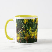 Yellow Daffodien I Cheery Spring Blumen Tasse (Links)