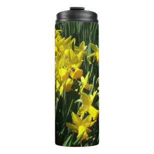 Yellow Daffodien I Cheery Spring Blumen Thermosbecher