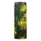 Yellow Daffodien I Cheery Spring Blumen Thermosbecher (Rückseite)
