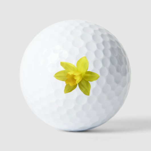 Yellow Daffodil Bloom Golfball (Vorderseite)