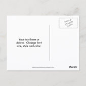 Yellow Daffodil Flower Photography Postkarte (Rückseite)