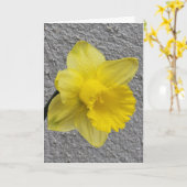 Yellow Daffodil Mother Day Card Karte (Gelbe Blume)