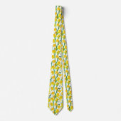 Yellow Daffodil Pattern Krawatte (Vorderseite)
