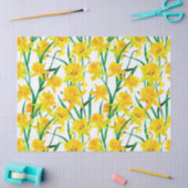 Yellow Daffodil Pattern Seidenpapier (Basteln)
