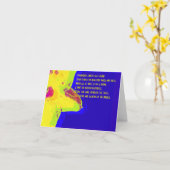 Yellow Daffodil; William Wordsworth Gedicht Note C Karte (Gelbe Blume)