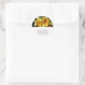 Yellow Daffodils Address Stickers (Tasche)