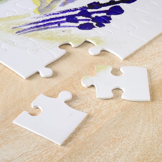 Yellow Daffodils Aquarellfärbung Puzzle (Seite)