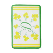 Yellow Daffodils Frühlingsblumen Bunch Ursprünglic Badematte (Vorderseite Vertikal)