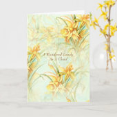 Yellow Daffodils & Nature Gedicht von Wordsworth Karte (Gelbe Blume)