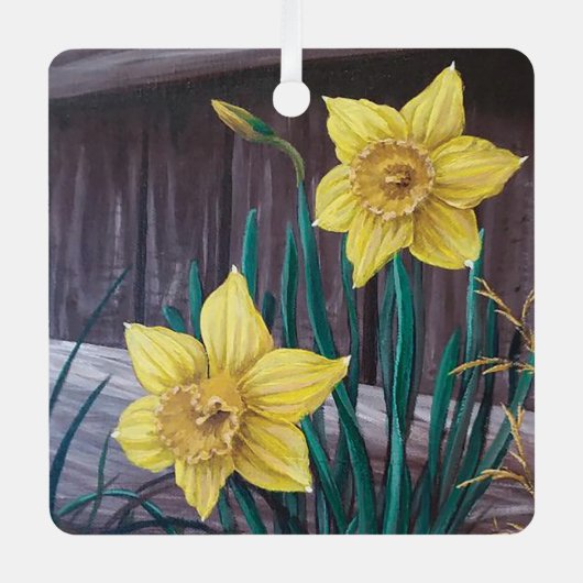 Yellow Daffodils Ornament (Vorderseite)