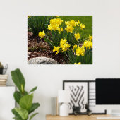 Yellow Daffodils Poster (Heimbüro)