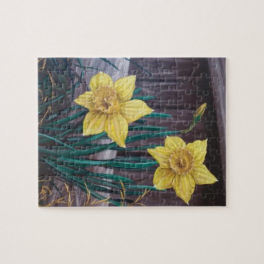 Yellow Daffodils Puzzle 8" x 10" (Horizontal)
