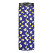 Yellow Daffodils Spring Modern. Thermosbecher (Rückseite)