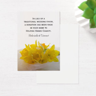 Yellow Daffodils Spring Wedding Wohltätigkeit Fevo